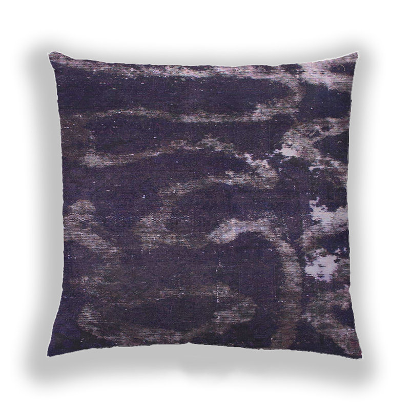 Coussin décoratif abstrait 1011, Microsuède
