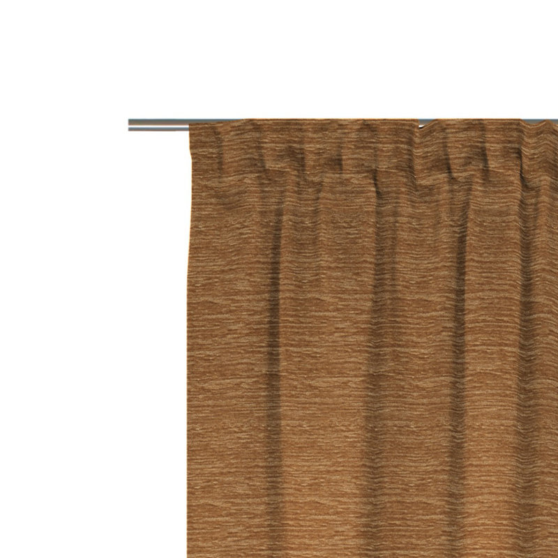 Breedlove Room Darkening Curtain, 245cm H x 270cm W, Red-brown