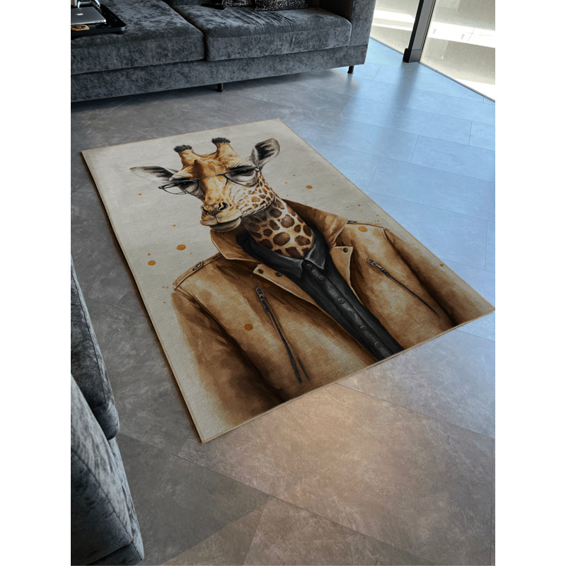 Tapis rectangulaire Kadenn, Rectangle 4 pi 8 po x 6 pi 7 po