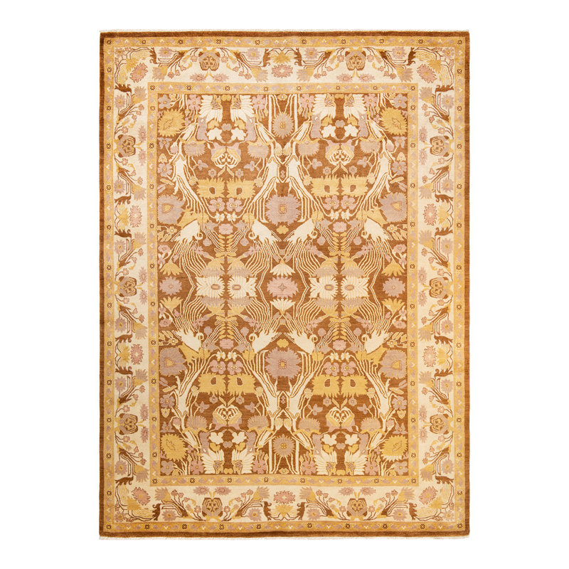 Riyonna One-of-a-Kind 9' 1" X 12' 5" Hand Knotted Area Rug