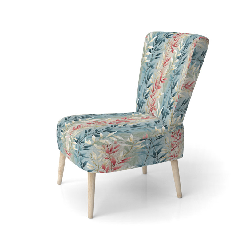Chaise d'appoint rembourrée et sarcelle Natures