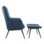 Jessamine Armchair with Footstool-521194951