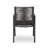 Outdoor Modern Aluminum Dining Chair With Rope Seat (Set Of 2)-599016377