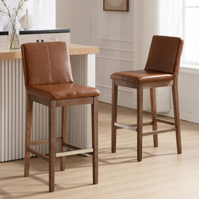 Braschi 30'' Stool, Brown