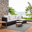 Ensemble de conversation modulaire en rotin avec coussins 4 pièces Alans-1459578768-1459578863