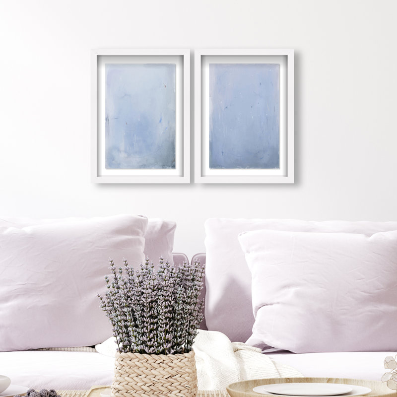Calm Waters Shadowbox Abstract Print by Oliver Gal, Black Frame, 10 x 15, 11.5"H x 16.5"W, White Shadowbox