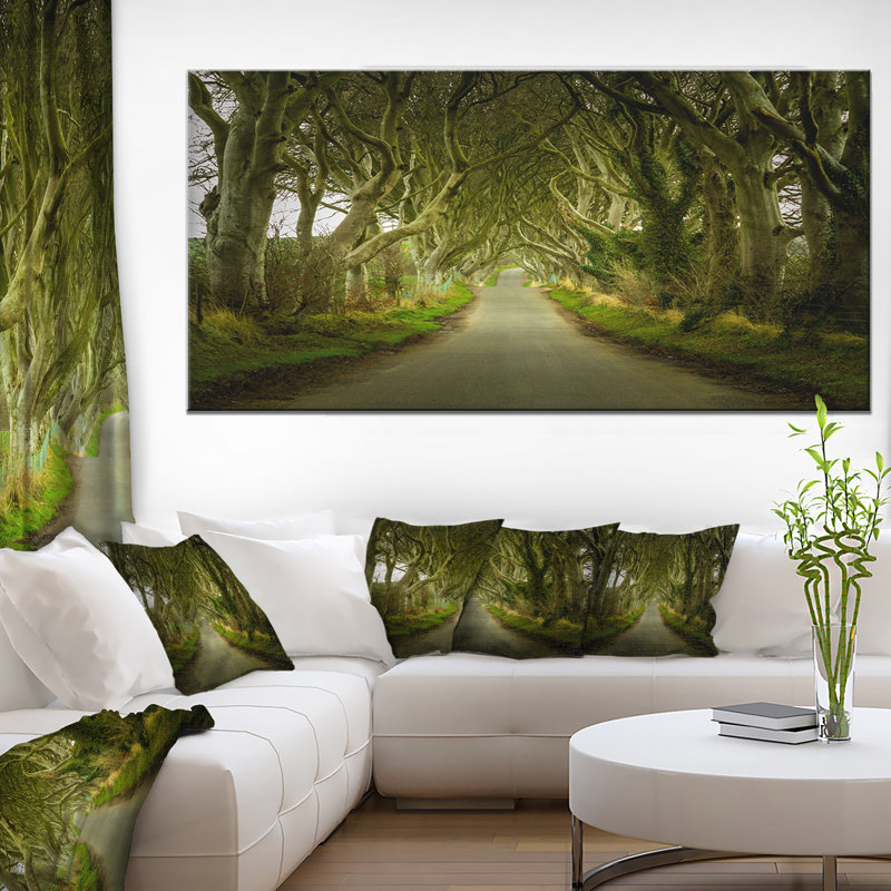 Dark Hedges Road Landscape Canvas Art Print, 32" x 16"