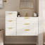 Armoire flottante murale 24 po avec armoire latérale, meuble-lavabo rectangulaire, petit lavabo de salle de bain avec trou de robinet simple et trop-plein, armoire de salle de bain moderne avec lavabo en céramique-659651140