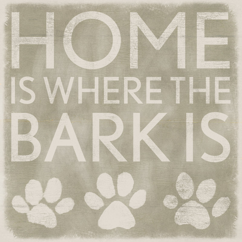 Home Bark 3 - Wrapped Canvas Print, 30cm H x 30cm W x 3.8cm D