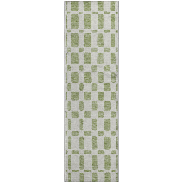 Premium Machine Washable Prisco Aloe Rug