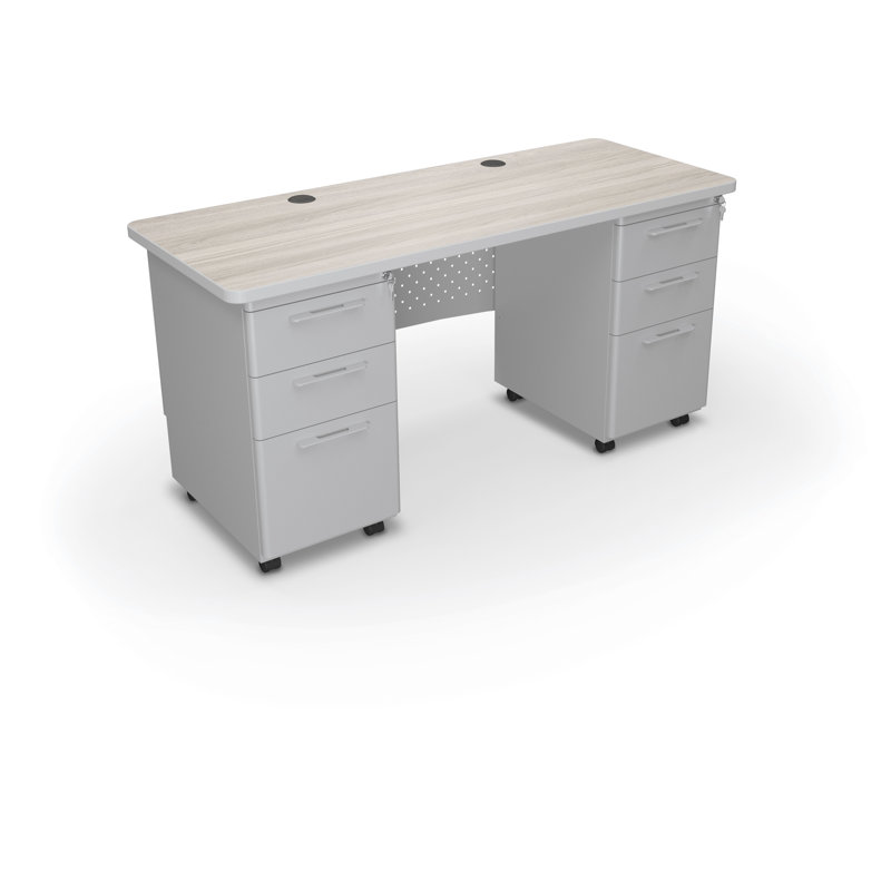 Bureau rectangulaire pour enseignant, H 29,8 po x l 60 po x P 24 po