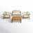 Labannah Teak 4 - Person Outdoor Seating Group with Cushions