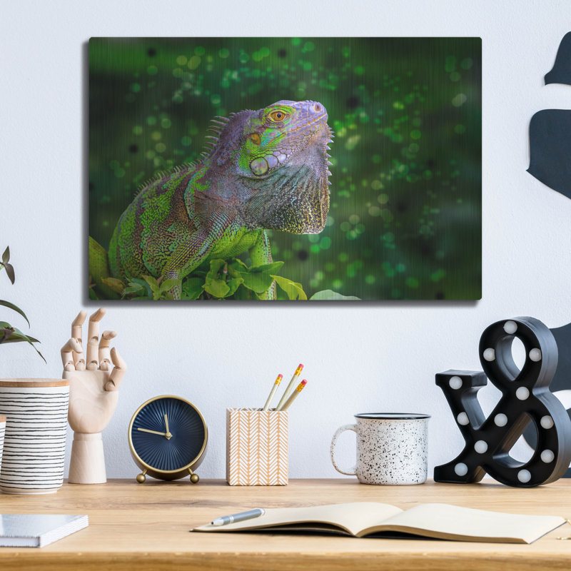 «Green Iguana» par Don Spears, H 12 po x l 16 po