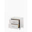 Table de chevet blanche