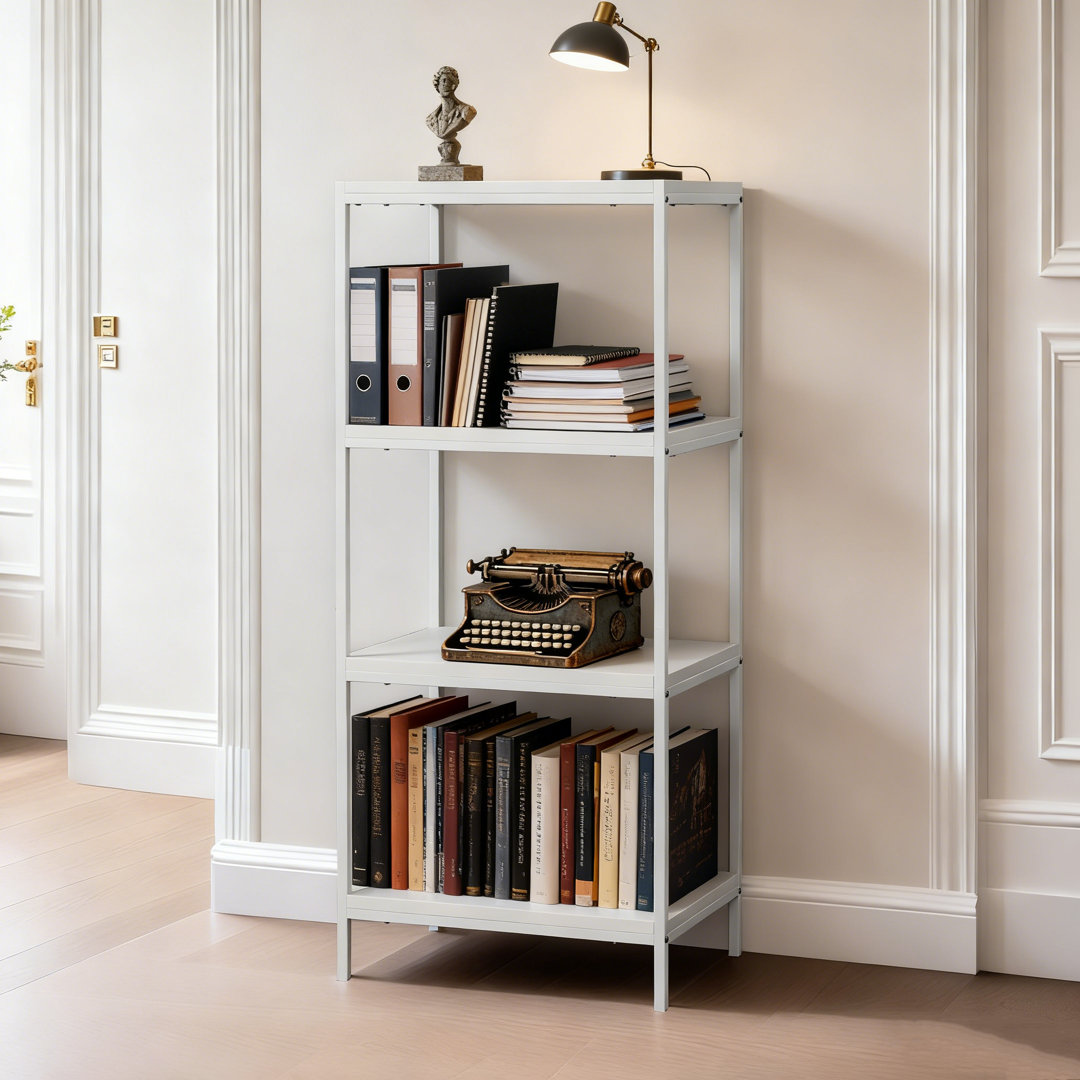 Harless Etagere Bookcase - 4-Tier Open Shelf, Industrial Storage Unit Union Rustic 