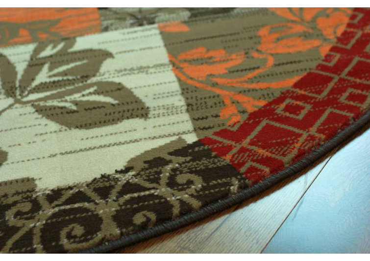 Round Bewdley Patchwork Area Rug