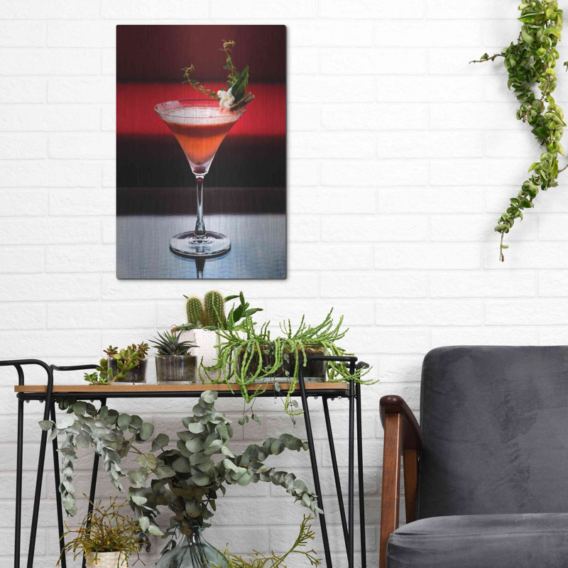 "Cocktail" par Luxe Metal Portfolio, H 16 po x l 12 po