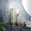 Ensemble de porte-bougie en aluminium-60227365-60227366