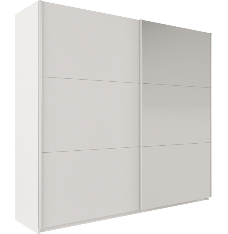 Manufactured Wood Wardrobe, White Matt