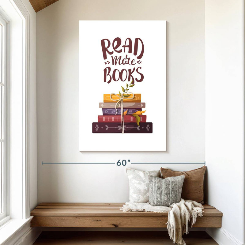 Senne Read More Books, 48" H x 32" W