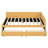 Linen Upholstered Daybed In Yellow With 2 Drawers, No Box Spring, Robust Base Large Storage Stable Frame, Spring For Home-39348305