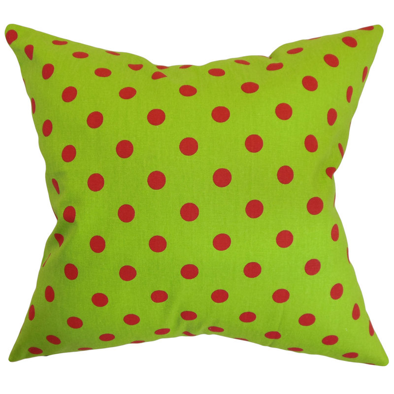 Cotton Polka Dots Sham Set, Queen, Girly Blue