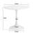 Round Dining Table White With Pedestal Base,31.5" Modern Dining Room Table For 1-4 People,Pedestal Dining Table With Round Top For Kitchen Living Room (Dining Table White)