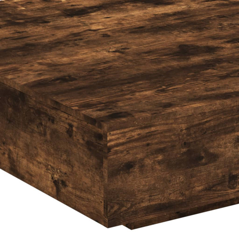 Gayleen Manufactured Wood Frame Single Coffee Table, Smoked Oak