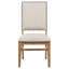 Chaise d'appoint de salle à manger rembourrée Carlos (ensemble de 2)