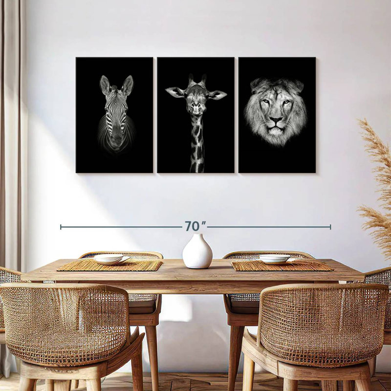 Brampt Favorite Safari Animals, 30" H x 62" W