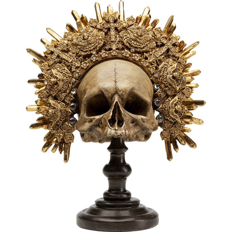 Decorative object King Skull