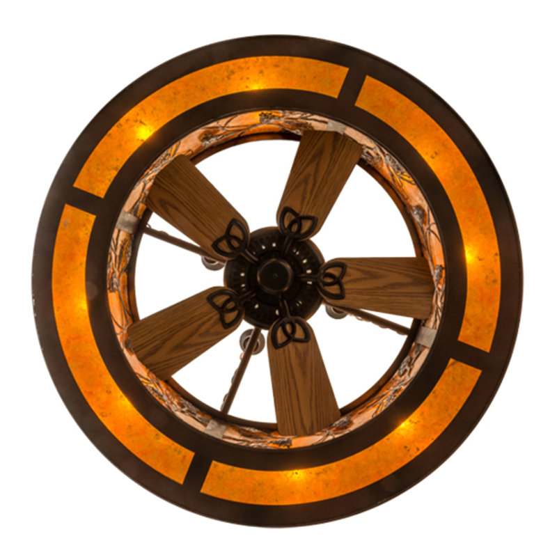 Whispering Pines Downrod Ceiling Fan