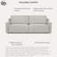 Canapé-lit convertible Serta Gabi 90,2 po (229,7 cm) Queen Size, pliable et compact, en chenille-91113148