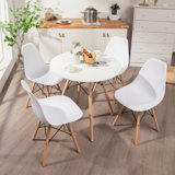 Akiles 4 - Person Four Leg Dining Set