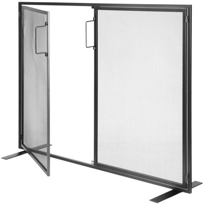 Shayleen 1 Panel Iron Fireplace Screen