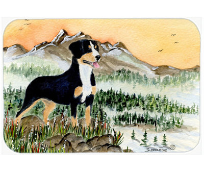 Caroline's Treasures Entlebucher Mountain Dog Glass Cutting Board
