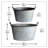 Traver 2 Piece Galvanized Metal Planters