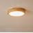 Wood LED Flush Mount Ceiling Light 3000K-892082867-920874760