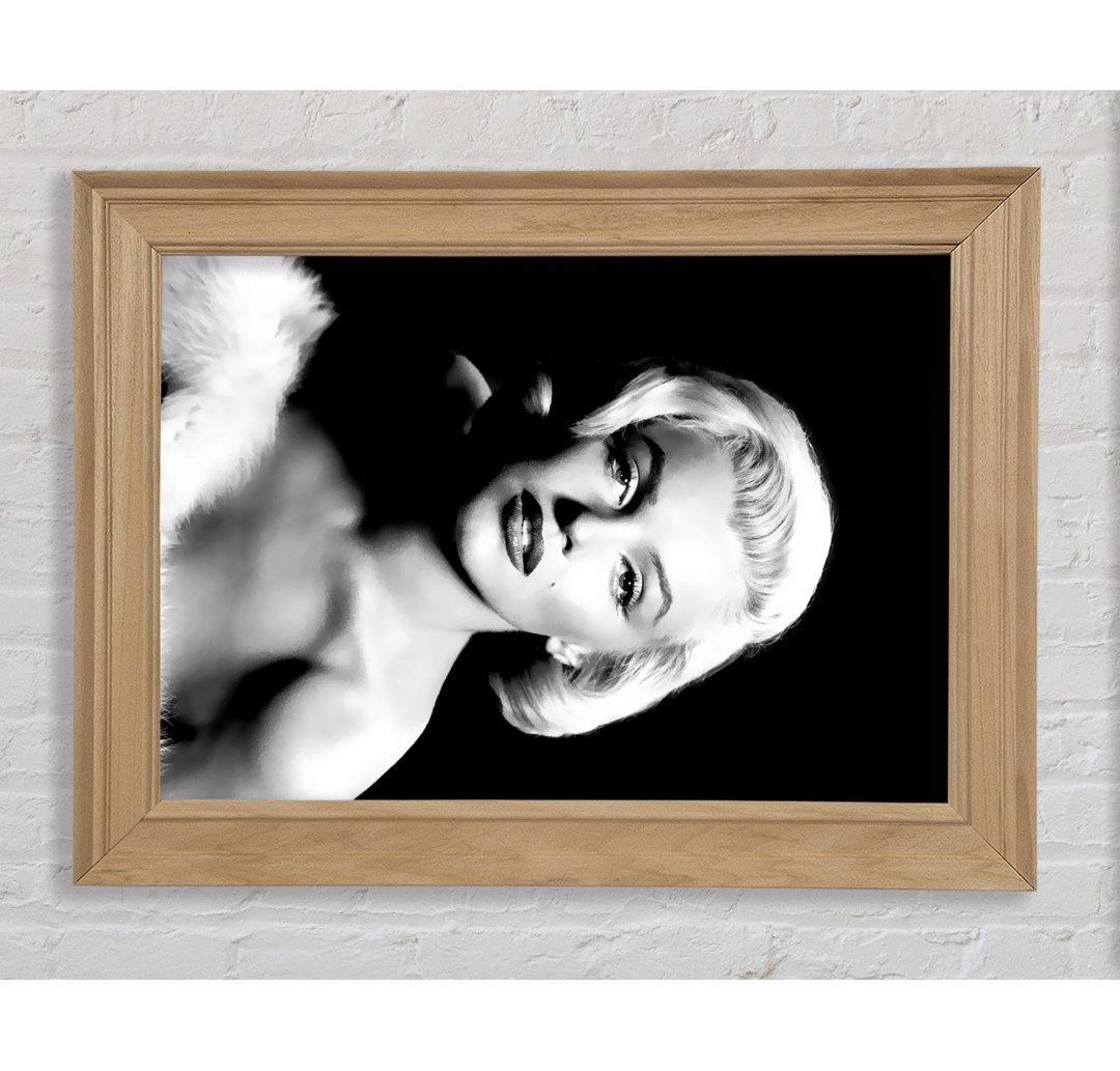 Marilyn Monroe Klassisch B N W - Druck