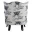 Colyn Upholstered Fabric Wingback Chair