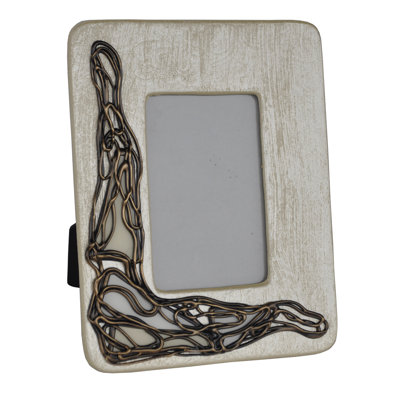 Alejo Beige Ceramic Single Picture Frame