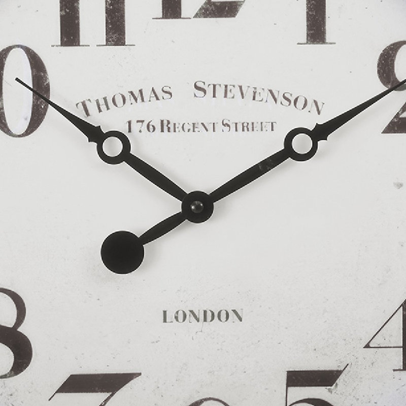 Clocks, 20" Round, Wall Clock, Antique Brown, Transitional