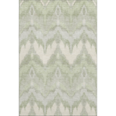 Premium Machine Washable Prisco Aloe Rug