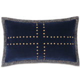 Edward Appliqued Cotton Throw Pillow