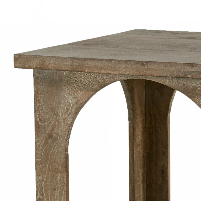 Table de bout Ravenden en bois massif brun North Creek