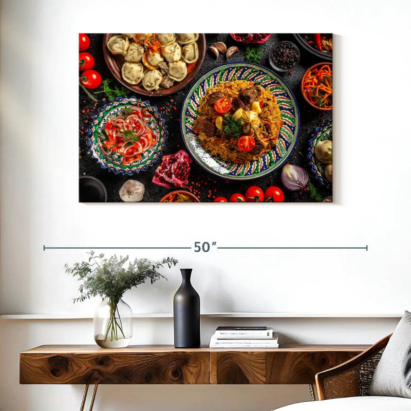 Uzbek New Year Food, 26" H x 39" W