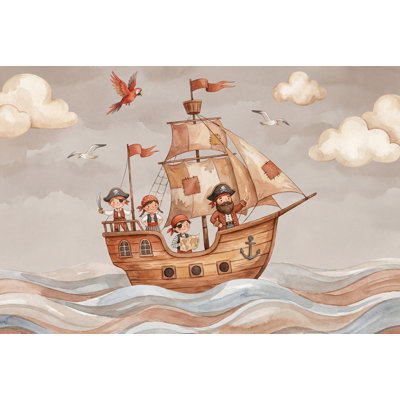 Décoration murale amovible pirate