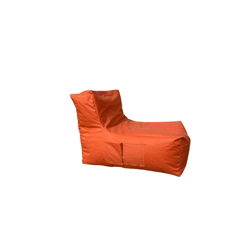 Fauteuil à billes, Polyester orange