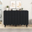 Noir minimaliste avec rangement réglable, robuste pour la décoration de la salle d'étude