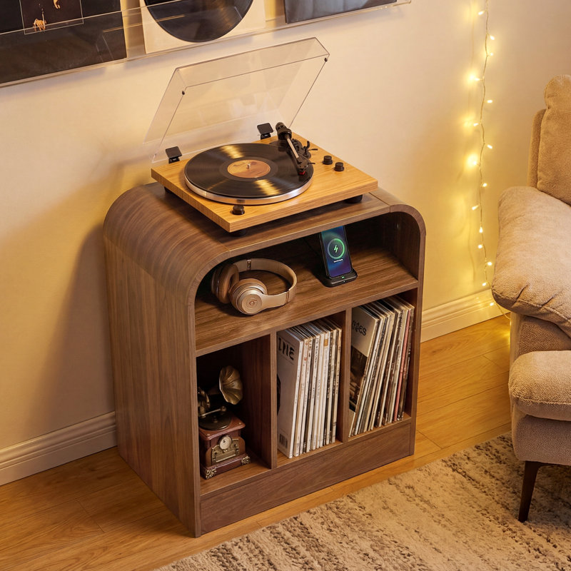 Cabinet audio, support pour tourne-disque
